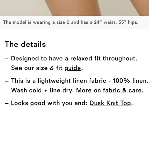 Reformation Baylor Linen Short - Picture 5 of 6